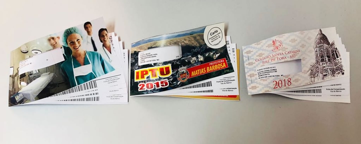 CARNÊS DE MENSALIDADES E IMPOSTOS